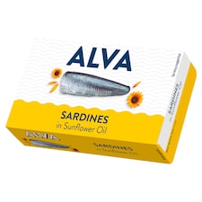 Alva Sardines in Sunflower Oil 120g