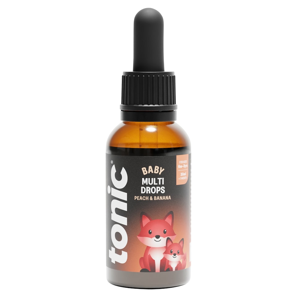 Tonic Baby Multivitamin Drops - Peach & Banana 30ml
