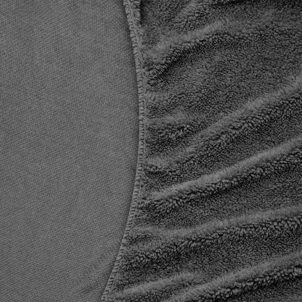 image 1 of Silentnight Grey Teddy Fitted Sheet Double