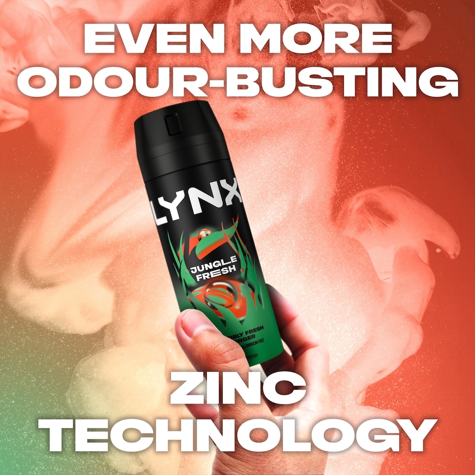 image 1 of Lynx Jungle Fresh 48h Deodorant Bodyspray for Men 150ml