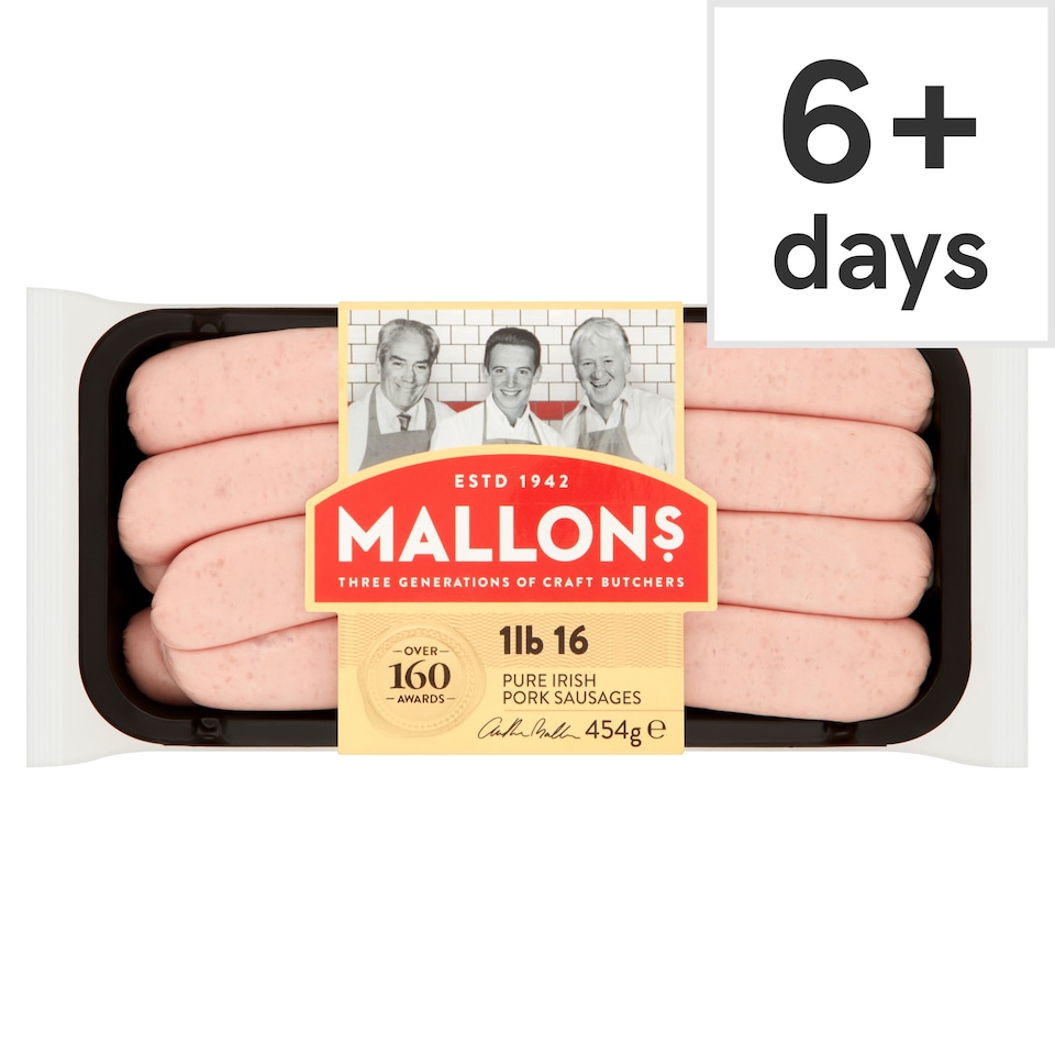 Mallons Pork Sausages 454G