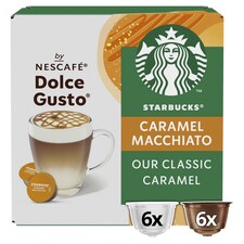 Starbucks by Nescafe Dolce Gusto Caramel Macchiato Coffee Pods x12 127.8g
