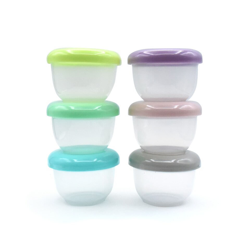 image 1 of Melii Nesting Food Storage Containers 6 Pack