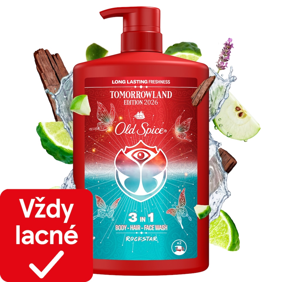 image 1 of Old Spice Tomorrowland Special Edition 2026, 3-in-1 Shower Gel & Shampoo 1000ml