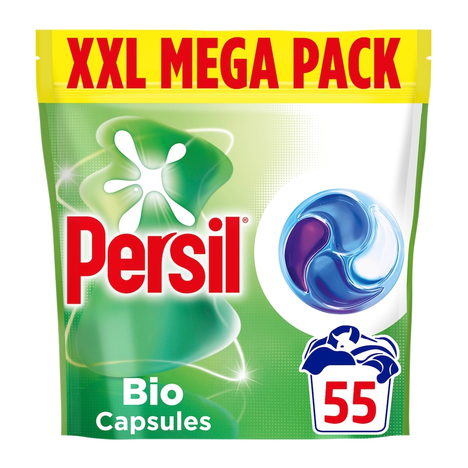image 1 of Persil Bio 4 in 1 Laundry Detergent XXL Mega Pack Capsules 55 washes 748g