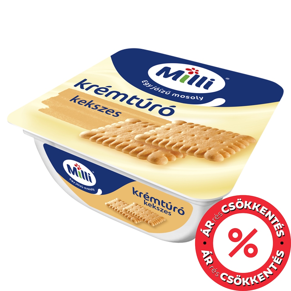 Milli krémtúró lágy kekszdarabokkal 90 g