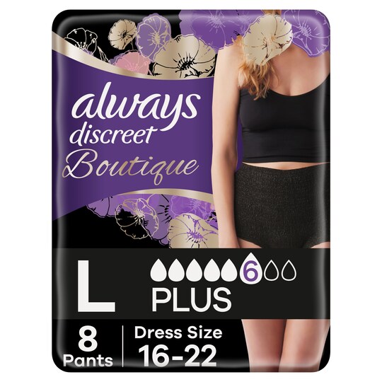 image 1 of Always Discreet Boutique Underwear