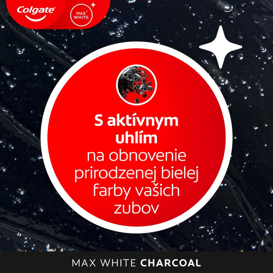 image 1 of Colgate Max White Charcoal Toothpaste