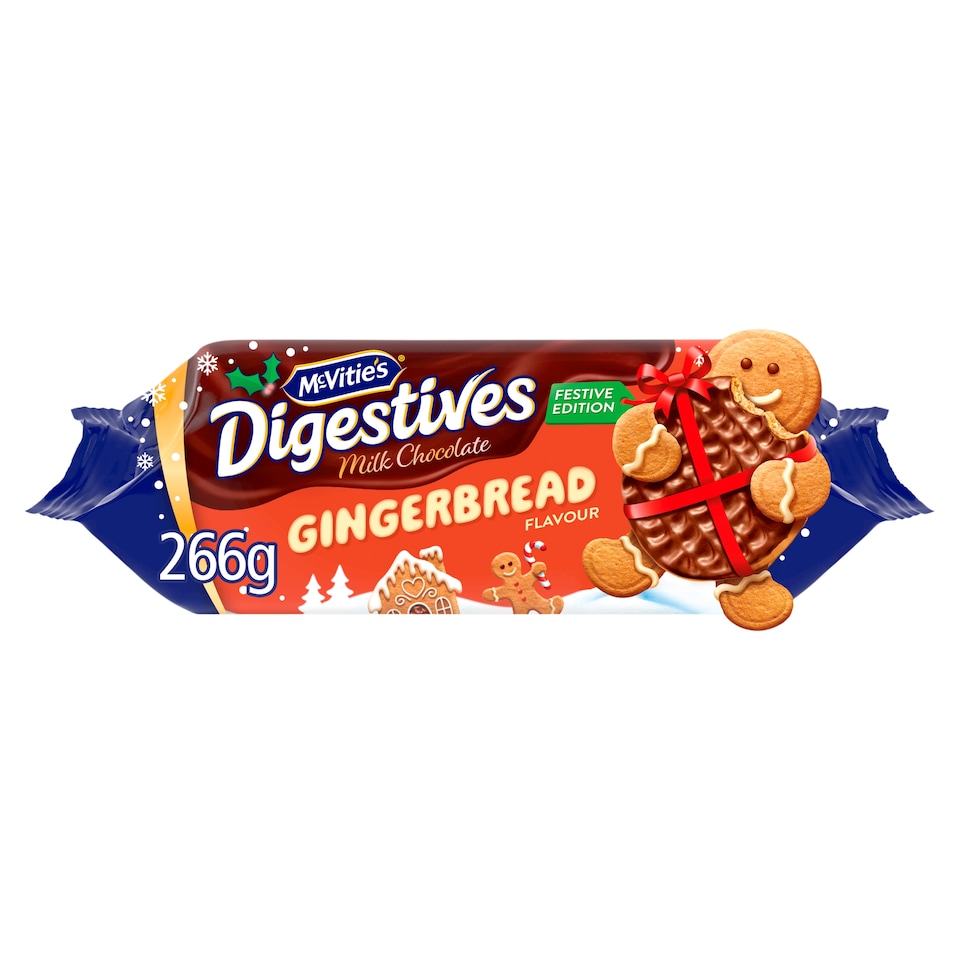 image 1 of McVitie's Digestive Milk Chocolate Gingerbread 266g