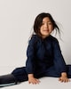 image 2 of F&F School Unisex Zip Up Puddlesuit in Navy