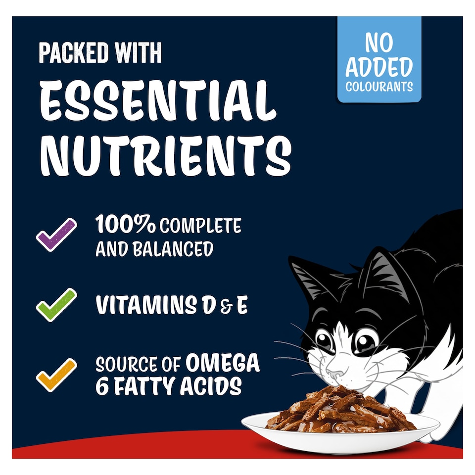 image 1 of FELIX Tasty Shreds Farm Selection in Gravy Wet Cat Food 12x80g