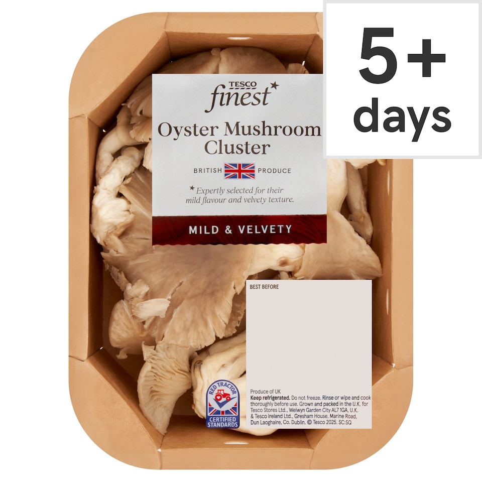 Tesco Finest Oyster Mushroom Cluster 150G