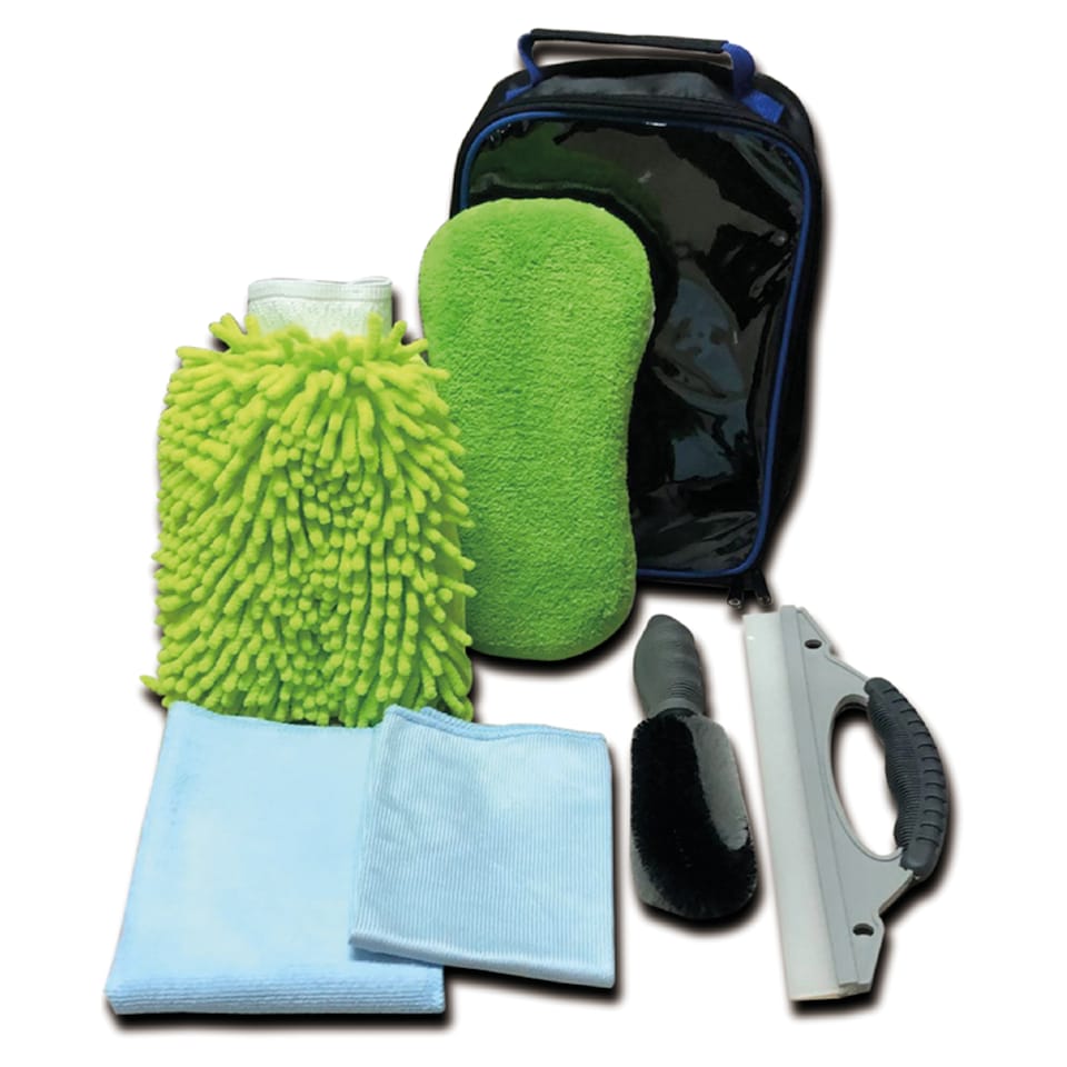 Tesco 7Pc Car Clean Kit