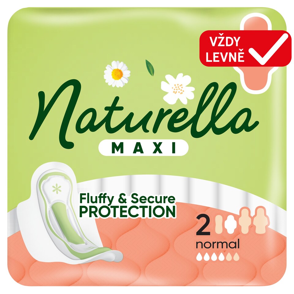 Obrázek 1 pro produkt Naturella Classic, Velikost 2 Normal, Vložky, S Křidélka, 10