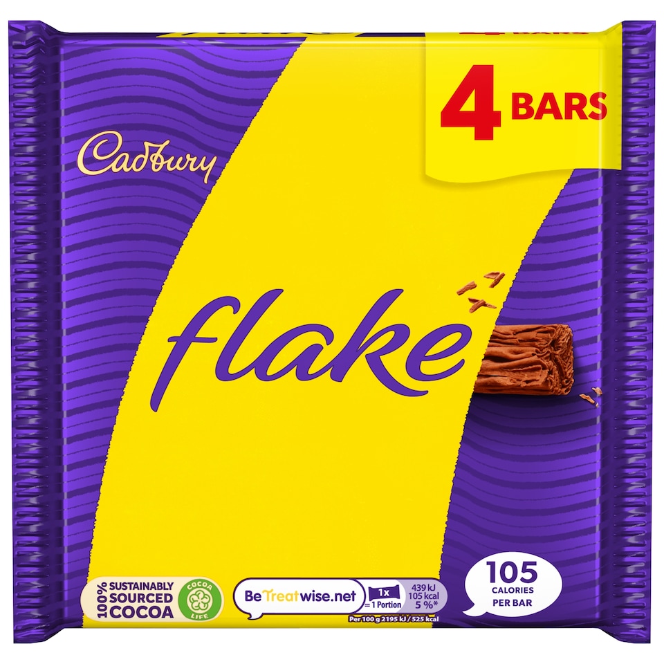 Cadbury 80G 4 Pack Flakes 20Ca