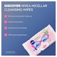 image 4 of NIVEA MicellAir Cleansing Face Wipes 25 Pack