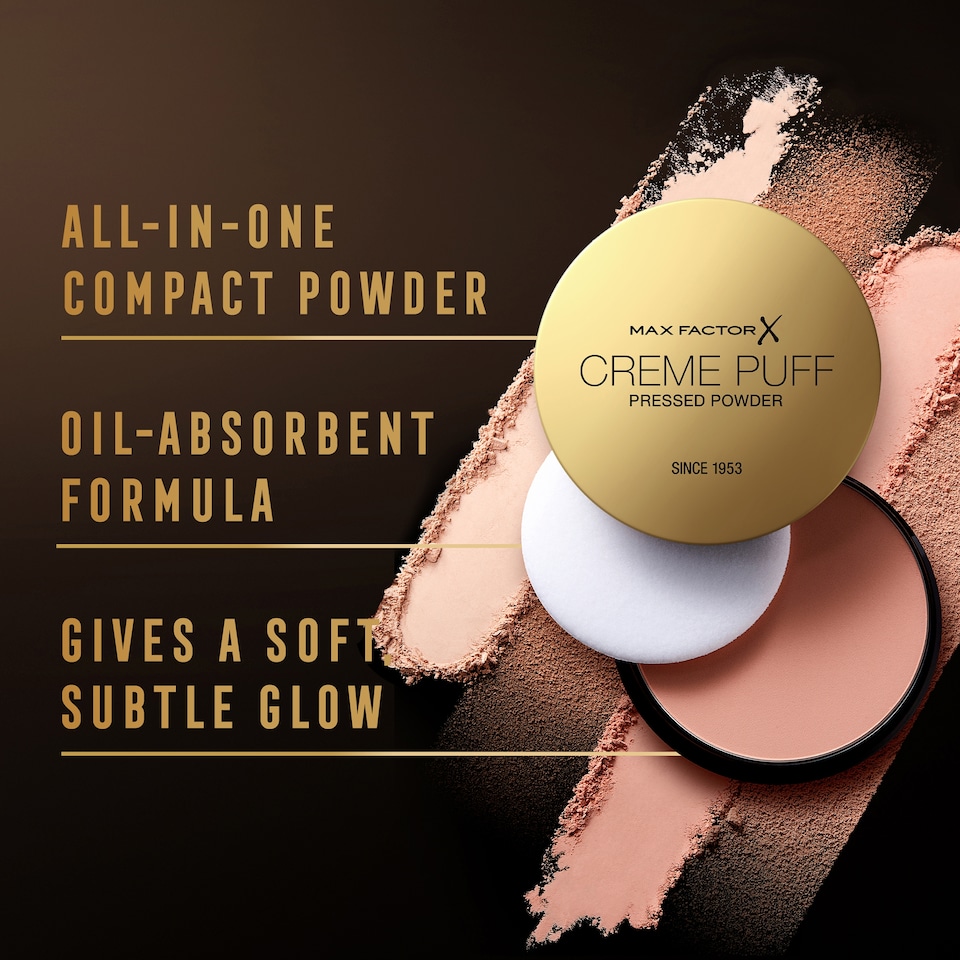 image 1 of Max Factor Creme Puff Pressed Powder 81 Truly Fair 14G