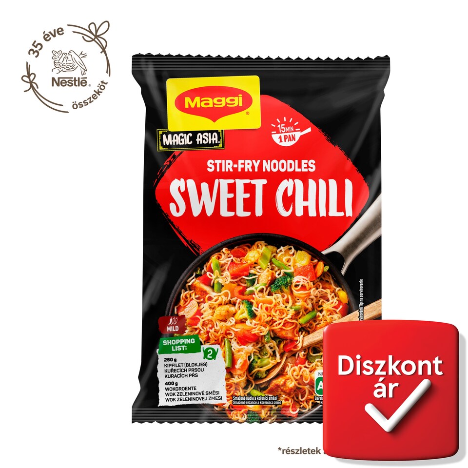 Maggi Édes Chili ízű pirított tészta 185 g  1. kép
