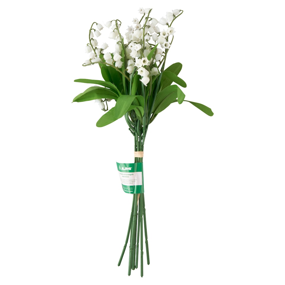 Jumi Kytice 7 konvalinek bílozelená 25 cm