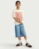 image 2 of F&F Boys Pure Cotton Palm Beach Oversized Fit T-Shirt in Cream