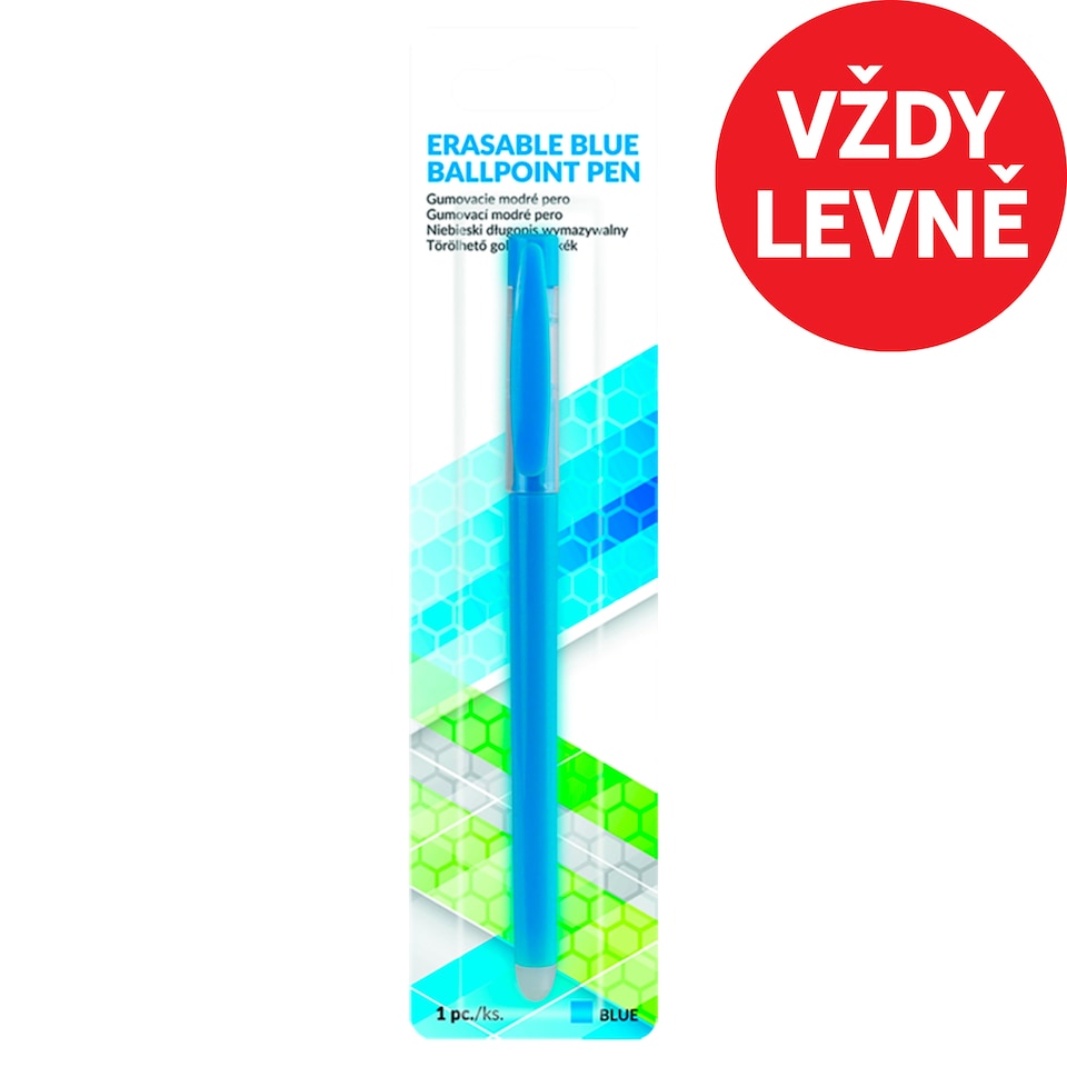 Erasable Blue Ballpoint Pen 1 pc