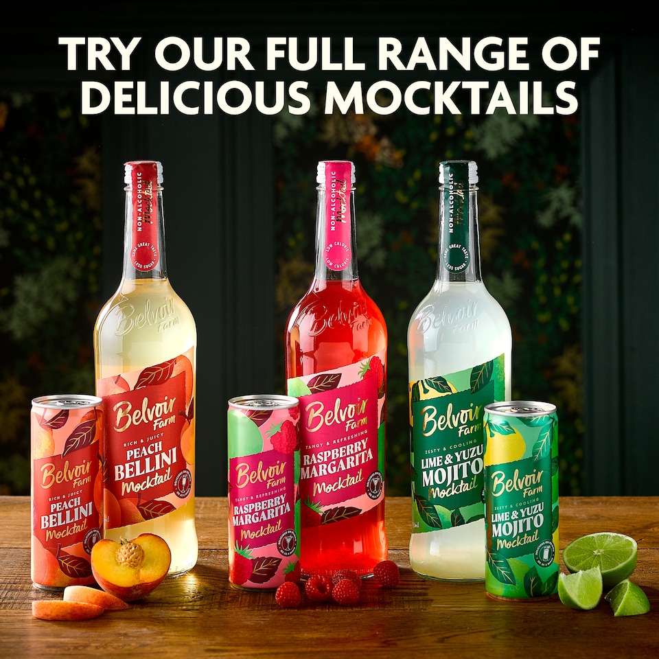 image 1 of Belvoir Farm Lime & Yuzu Mojito Mocktail 250ml