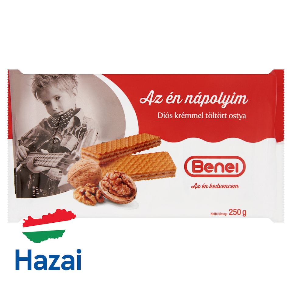Benei diós krémmel töltött ostya 250 g 1. kép