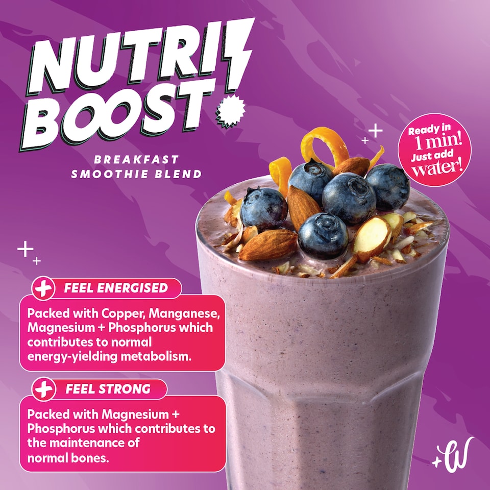 image 1 of Whitworths Nutriboost Blueberry Smoothie Blend 75g