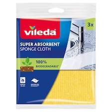 Vileda Sponge Cloth 3 pcs