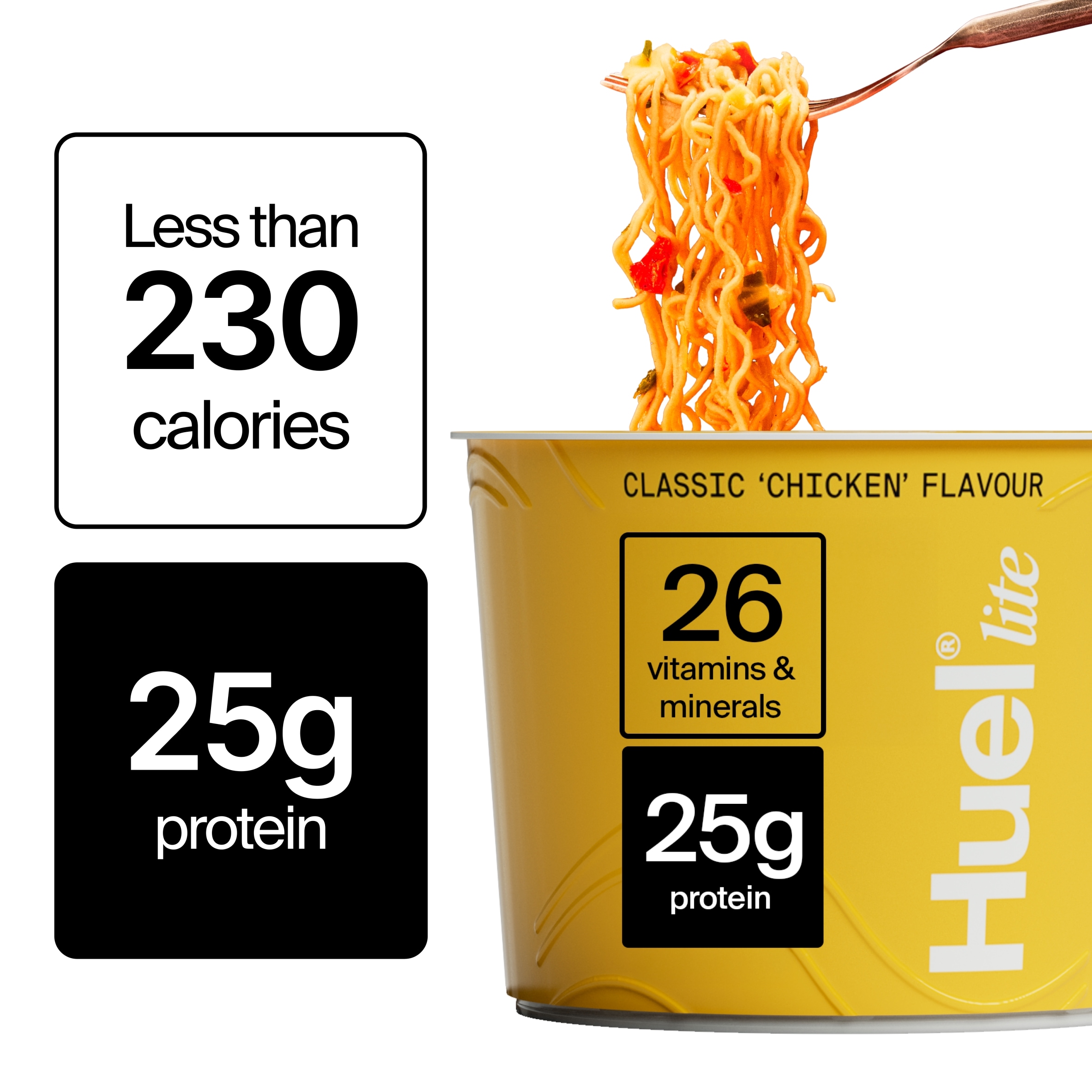 Huel Lite Classic Chicken Flavour High Protein Noodles - 64g
