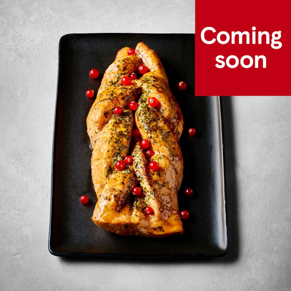 54. Tesco Finest Scottish Salmon Plait 840g (Serves 6)