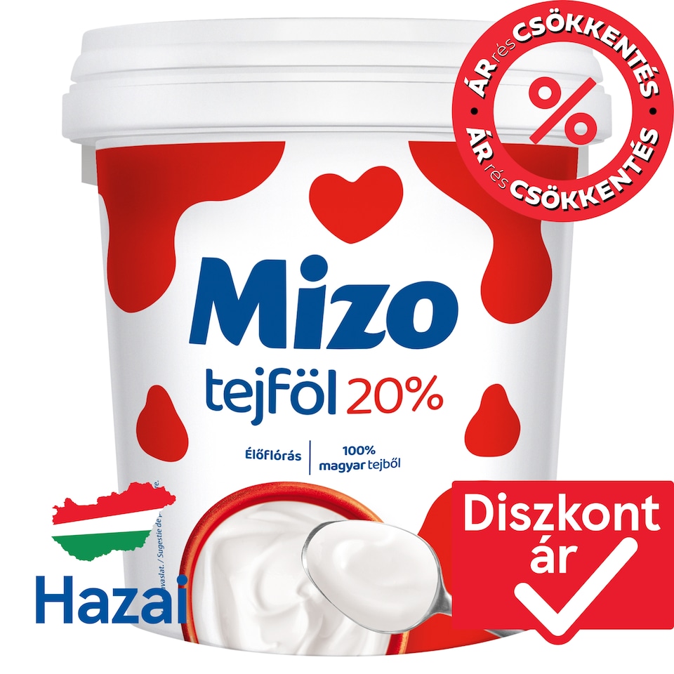 Mizo tejföl 20% 800 g
