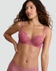 image 2 of F&F 2-Pack Floral Lace and Mesh Plunge Bras in Multi