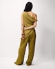 image 3 of F&F Textured Wide Leg Trousers in Khaki