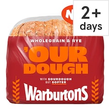 Warburtons Wholegrain & Rye Bread with Sourdough 400g
