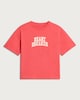 image 4 of F&F Boys Pure Cotton Heart Breaker Slogan T-Shirt in Red