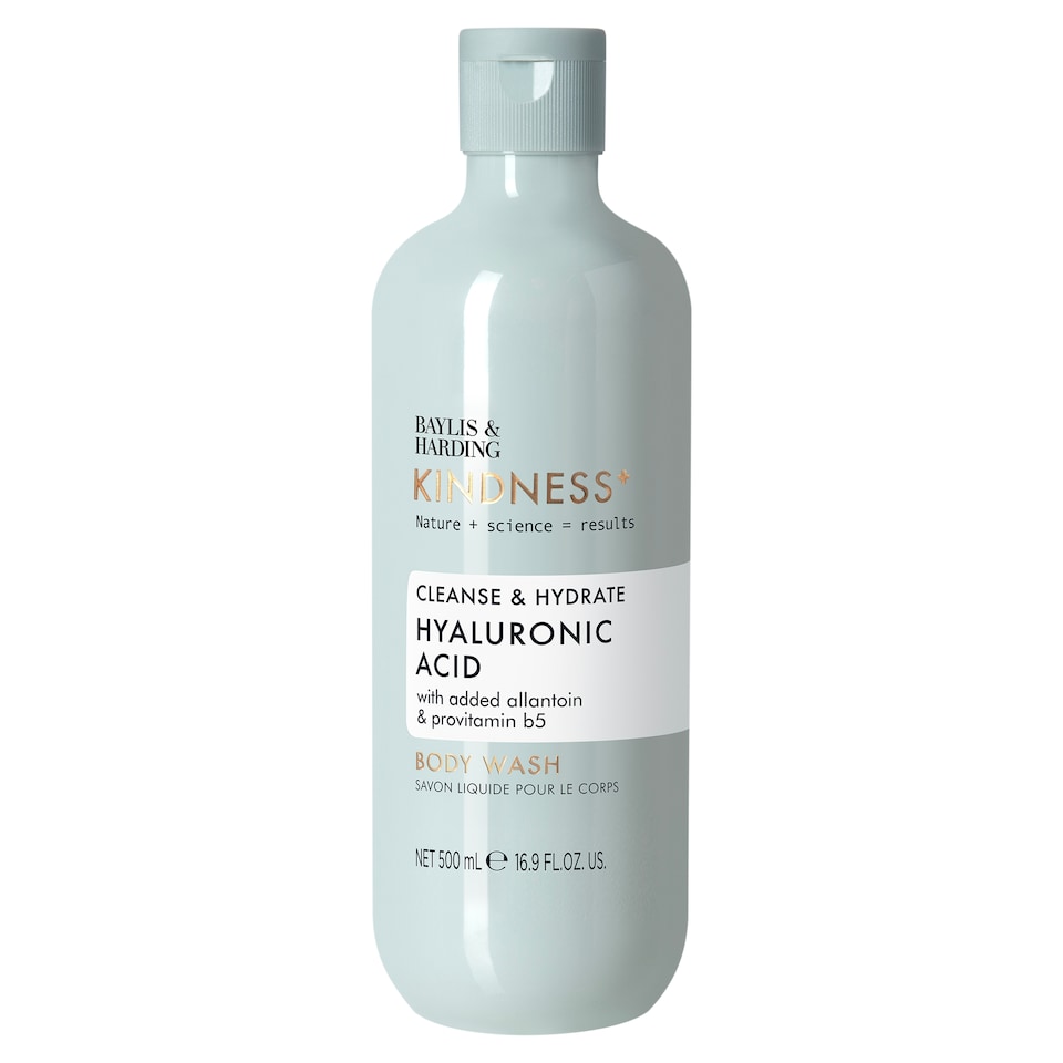 image 1 of Baylis & Harding Kindness+ Hyaluronic Acid Body Wash 500ml