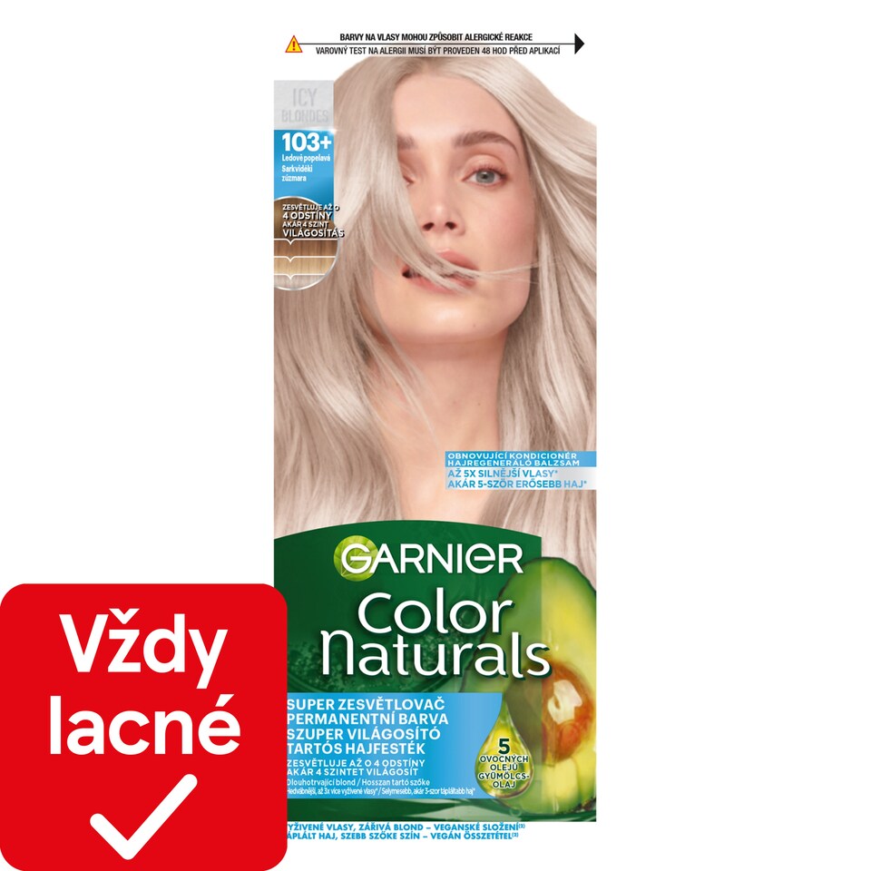 Garnier Color Naturals permanentná farba na vlasy 103+ ľadovo popolavá