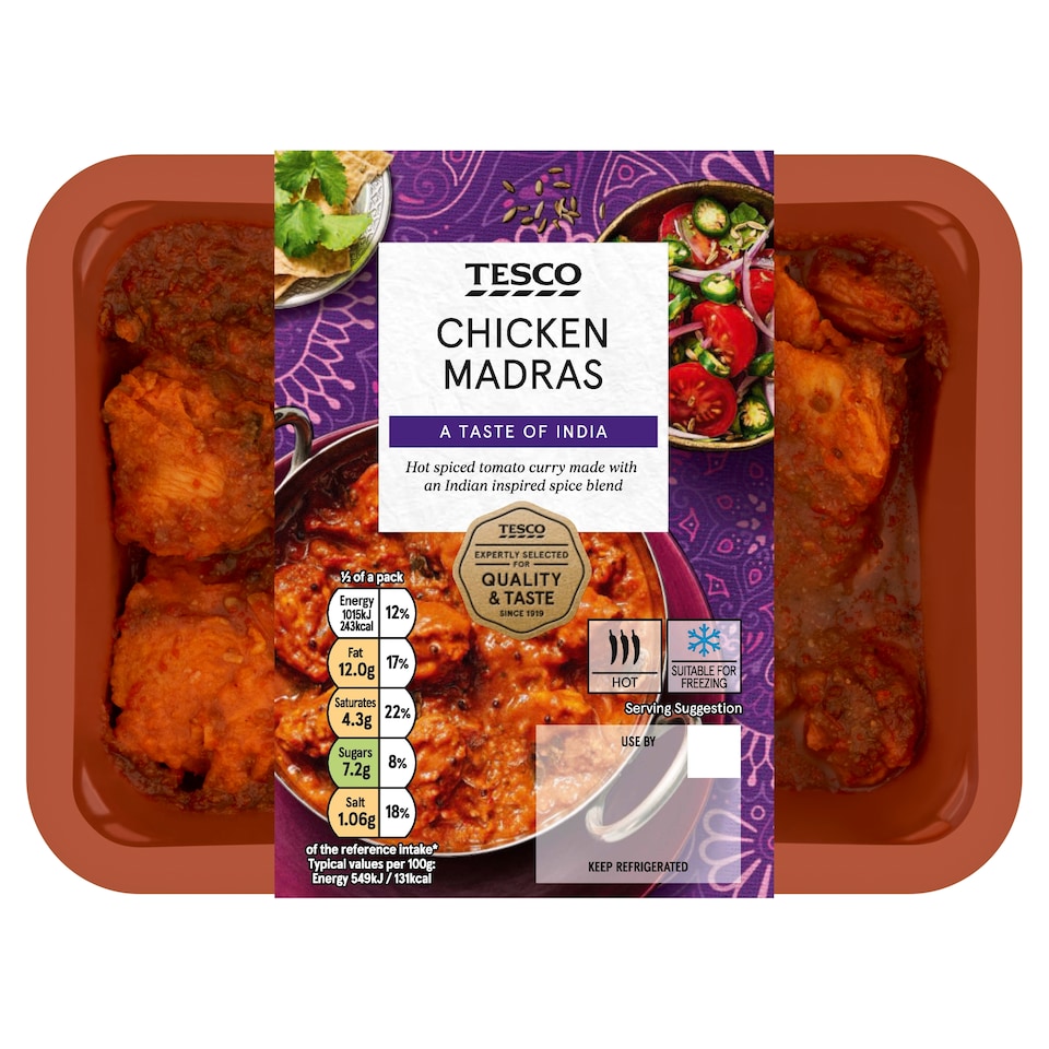 Tesco Chicken Madras 400g