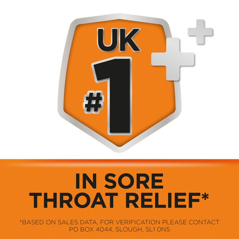 image 1 of Strepsils Orange Sore Throat Lozenges with Vitamin C - 36s