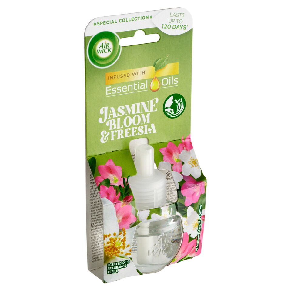 image 1 of Air Wick Essential Oils Scented Oil Fragrance Refill Jasmine Bloom & Freesia 19ml