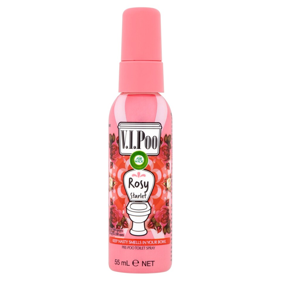 Airwick Vipoo Pre-Poo Toilet Spray Rosy 55Ml