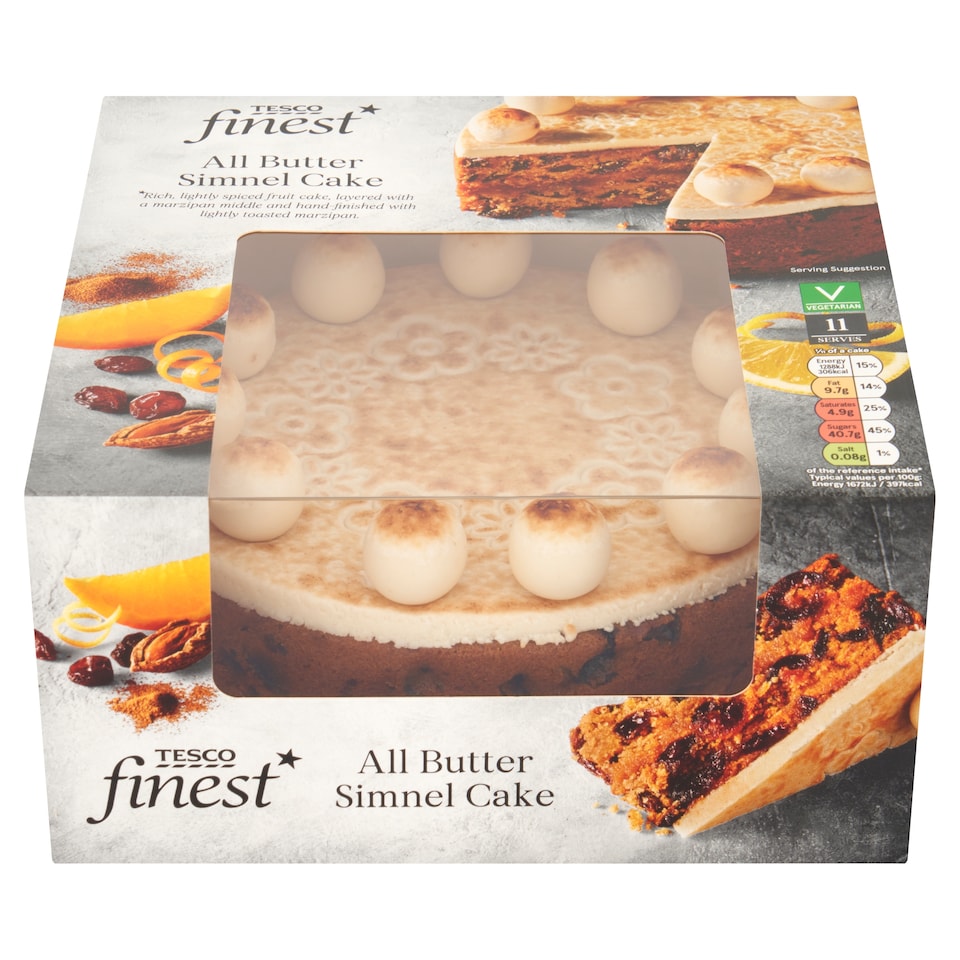 Tesco Finest All Butter Simnel Cake - Easter 850g