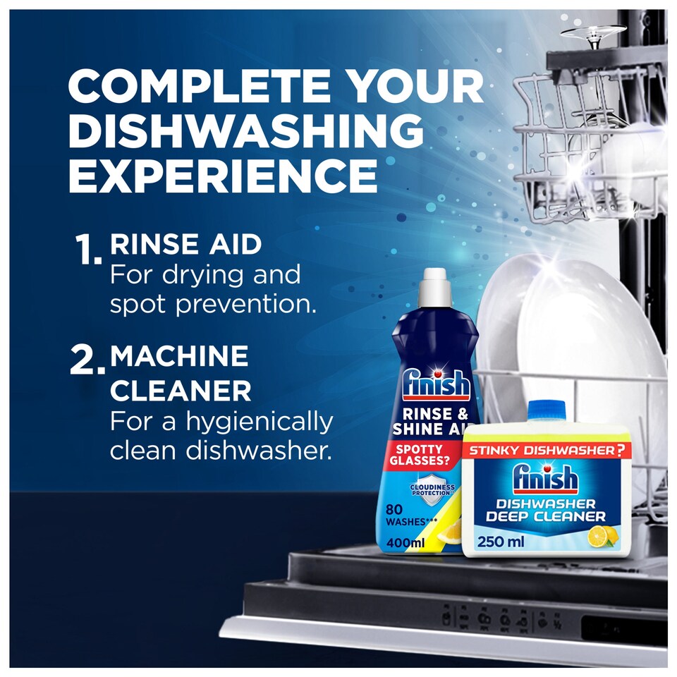 image 1 of Finish Shine And Protect Lemon Rinse Aid 400 Ml