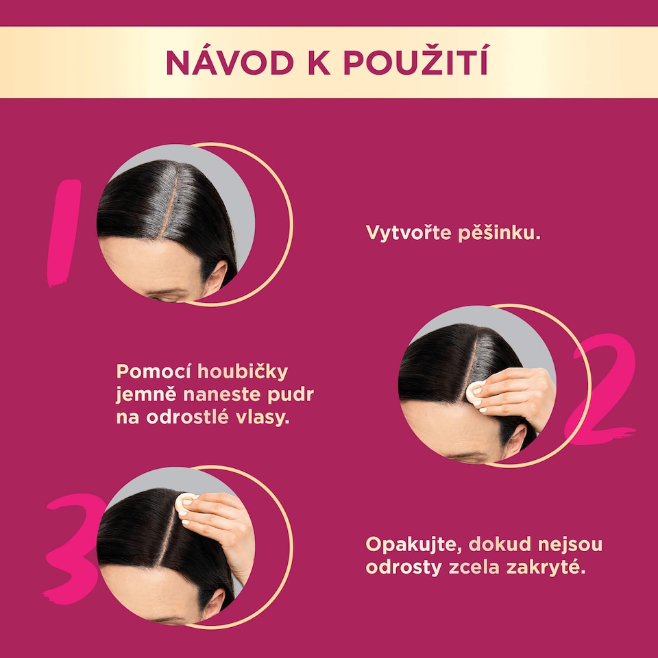 Obrázek 1 pro produkt Palette Compact Root Retouch víceúčelový kompaktní pudr Černý 3g