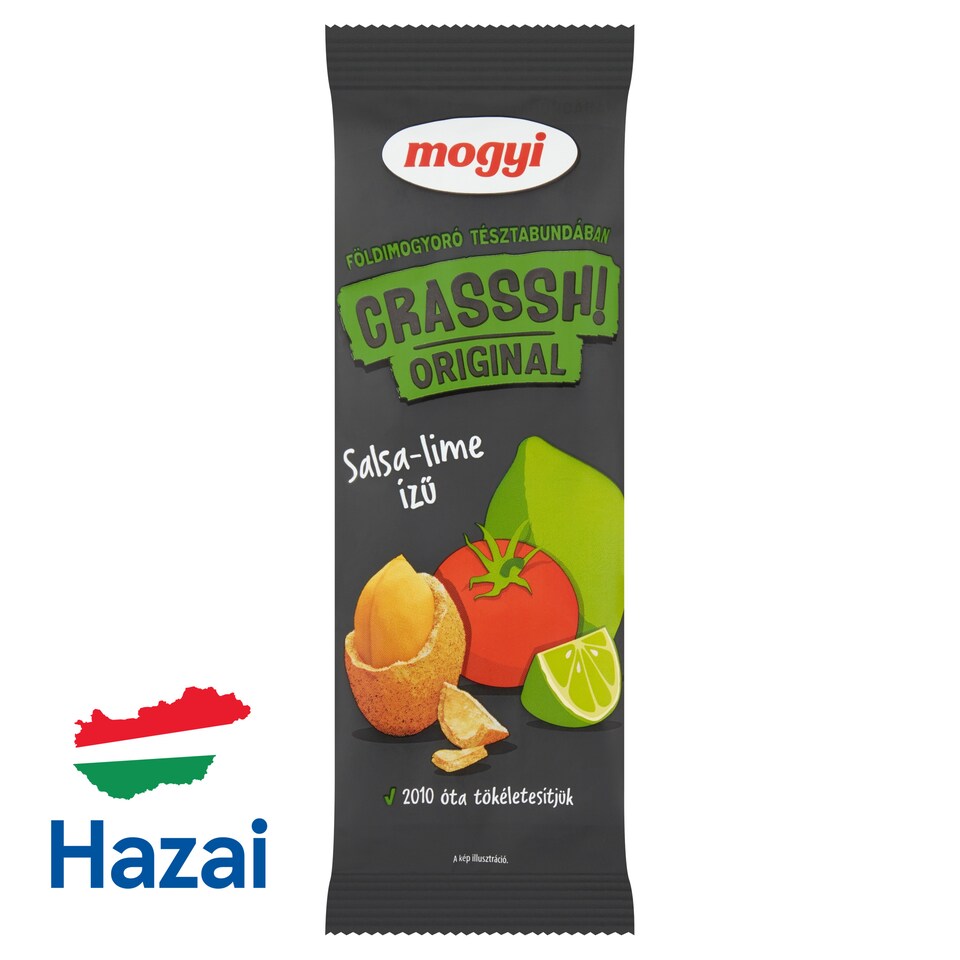 Mogyi Crasssh! pörkölt földimogyoró salsa-lime ízű tésztabundában 60 g