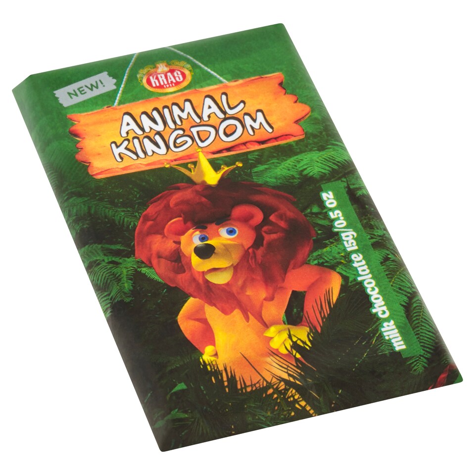 Obrázek 1 pro produkt Kraš Animal Kingdom mléčná čokoláda 15g