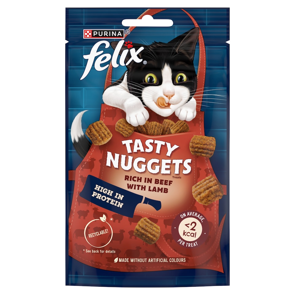 image 1 of Felix Tasty Nuggets for cats Beef & Lamb 50g