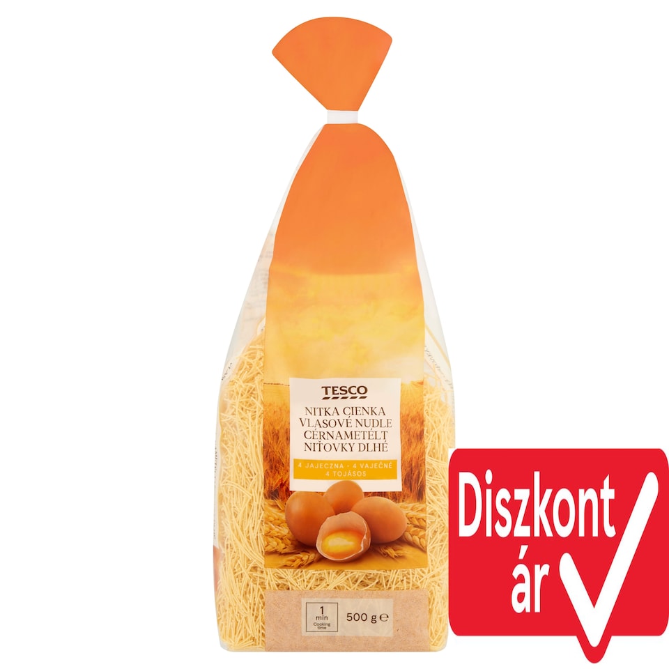 Tesco Vermicelli Dry Pasta with 4 Eggs 500 g