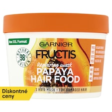 Garnier Fructis Hair Food Papaya regeneračná maska na poškodené vlasy, 400 ml